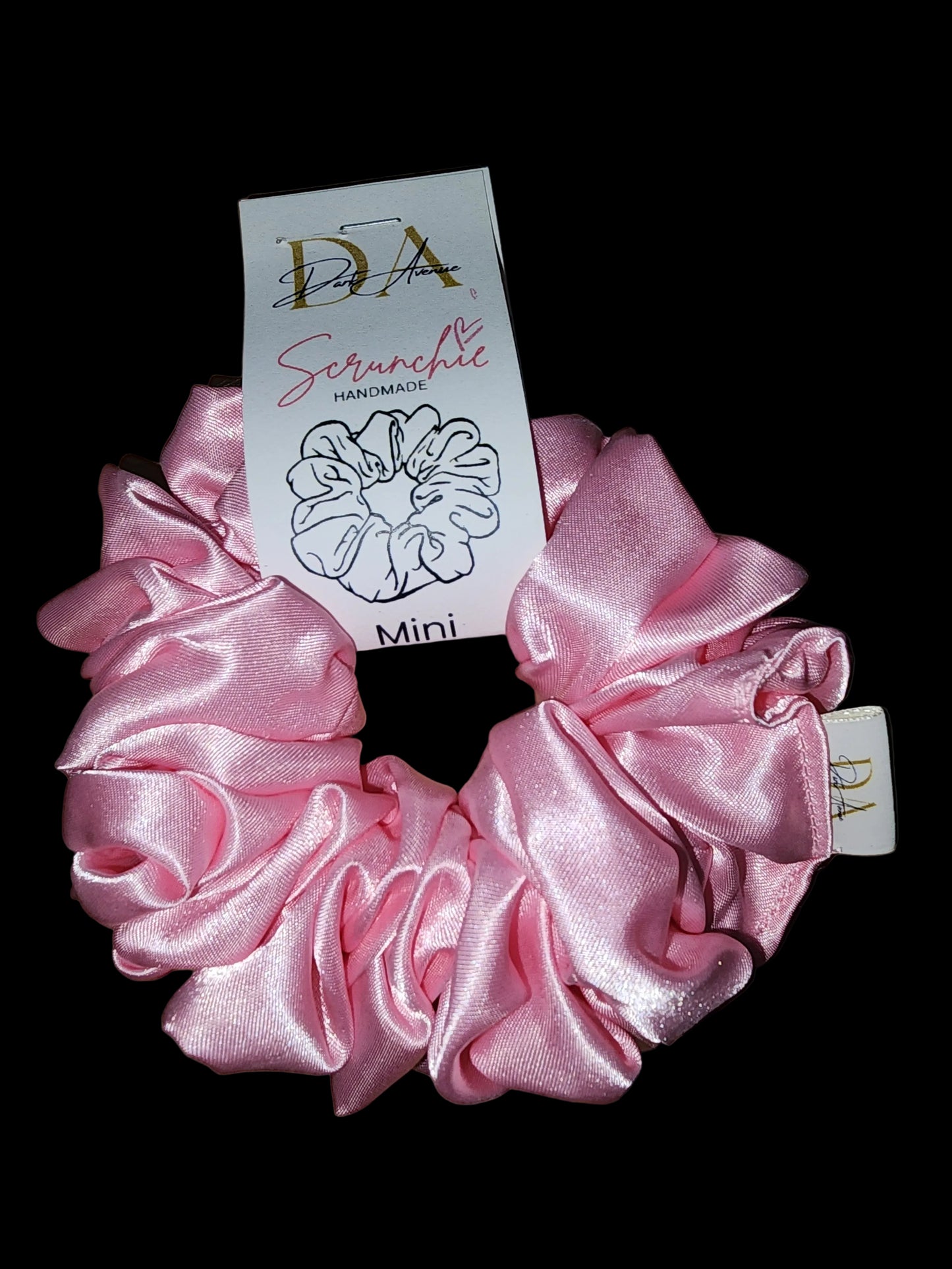 Pink Mini Scrunchie