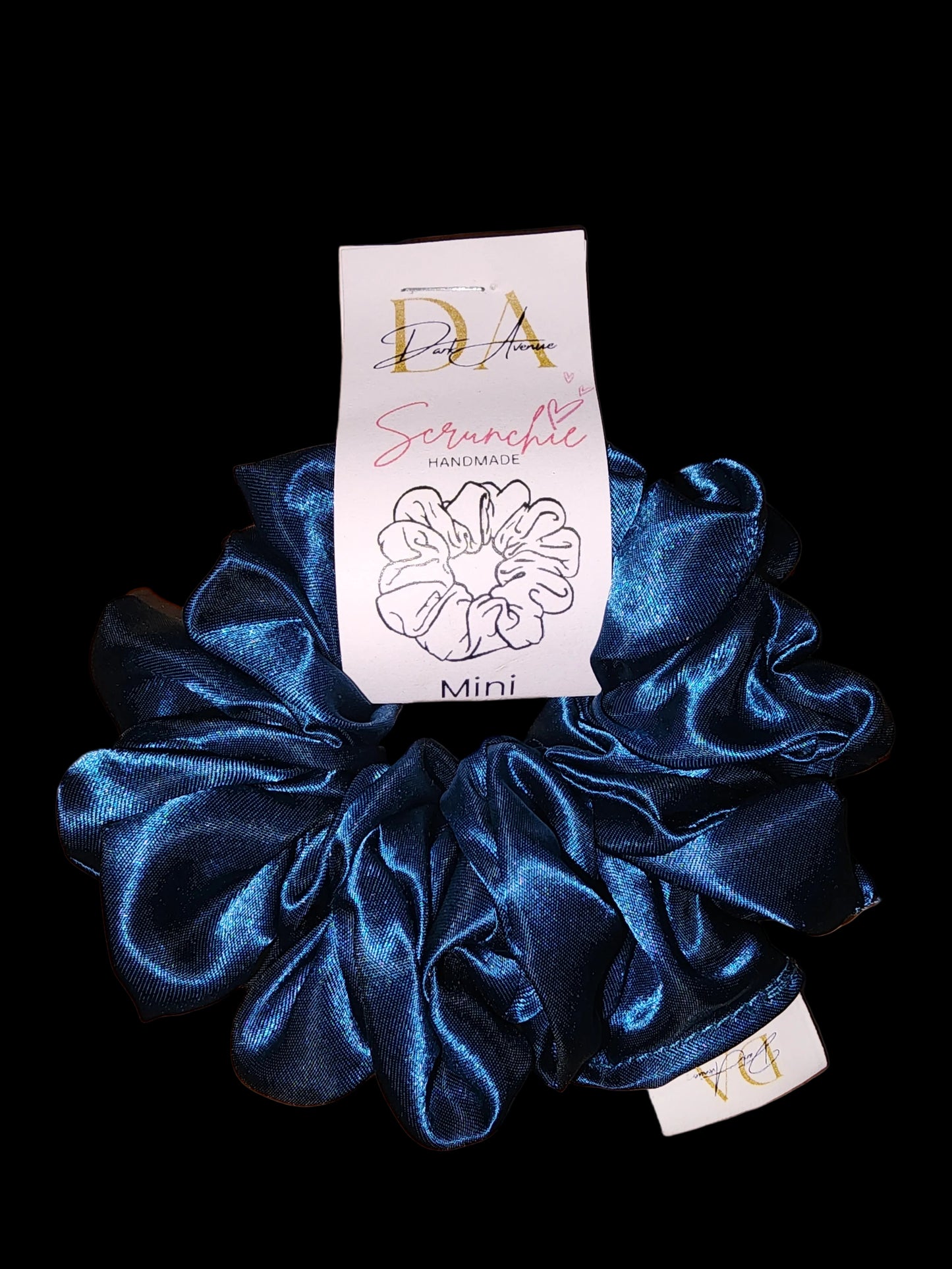 Marine Blue Mini Scrunchie