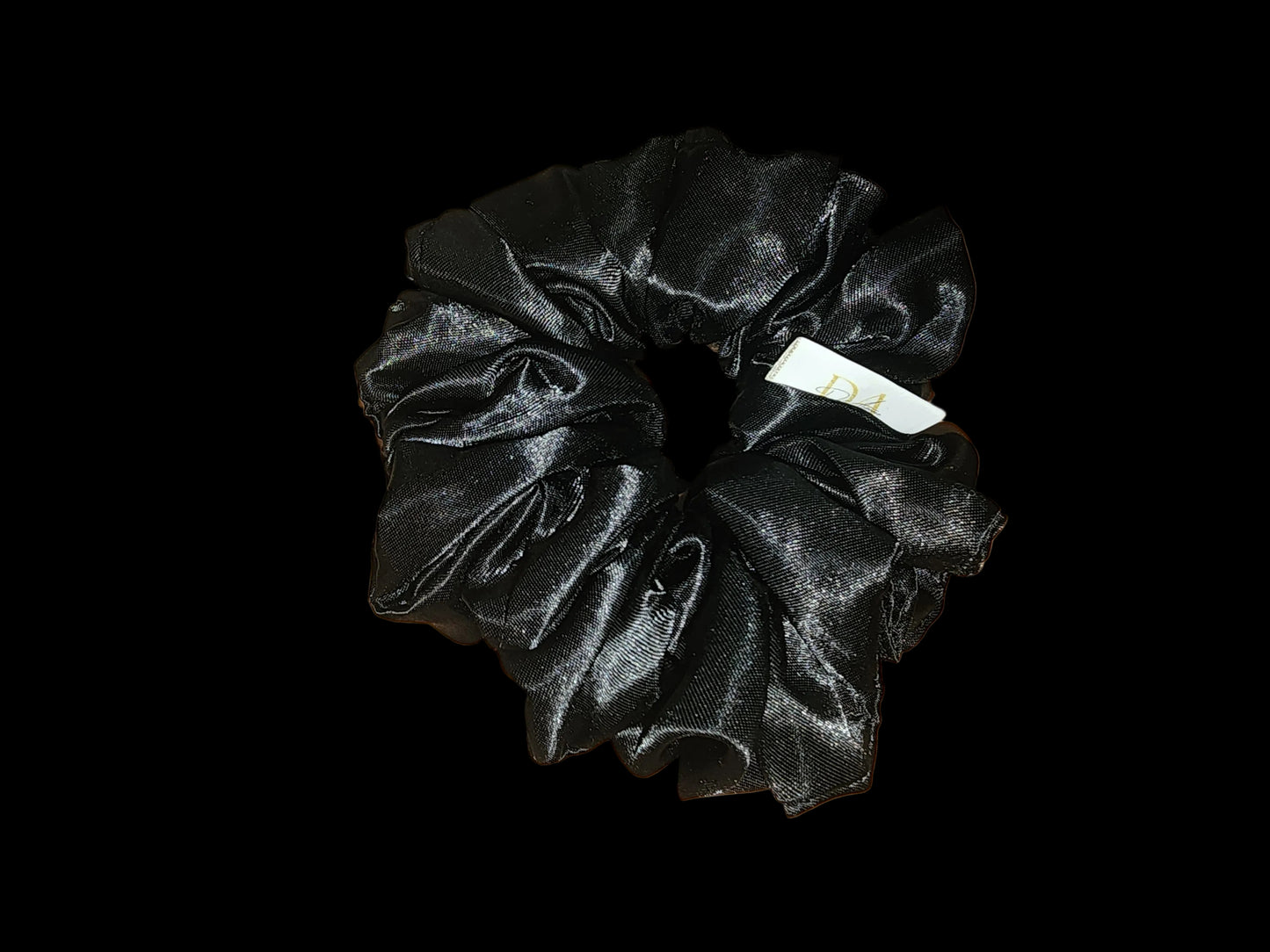Midnight Black Mini Scrunchie