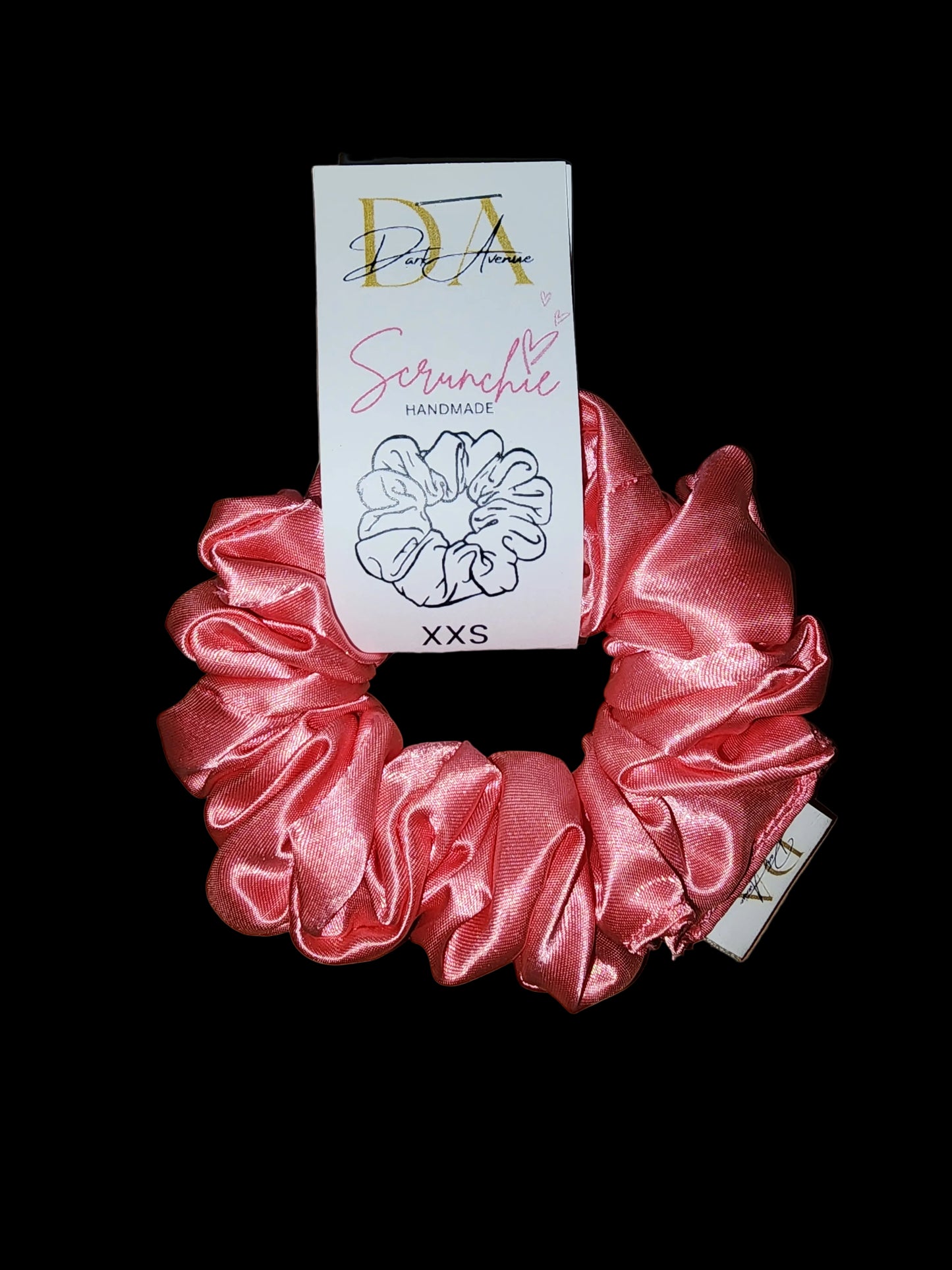 Coral XXS Scrunchie